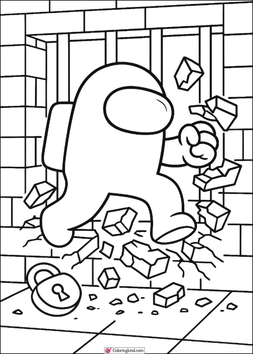 Crewmate in a Prison Breakout