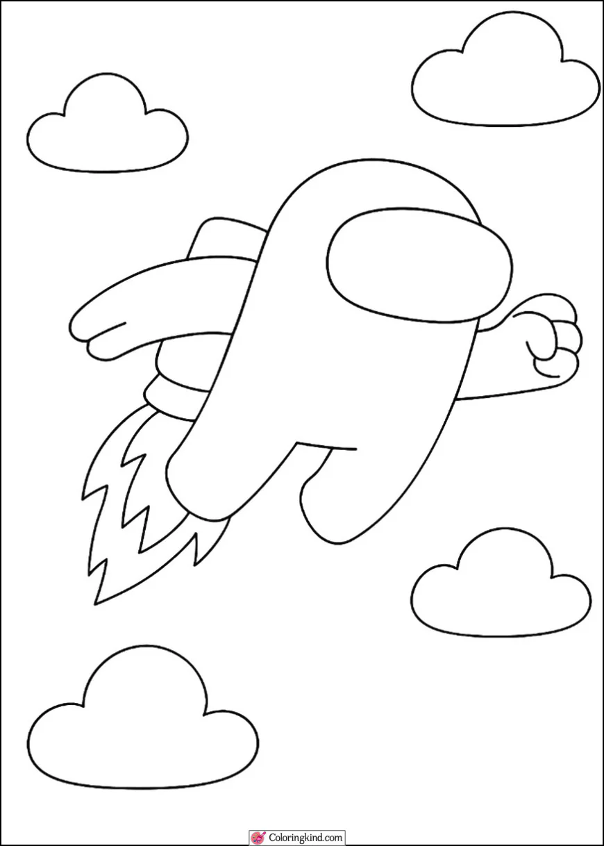 Crewmate Flying with Jetpack