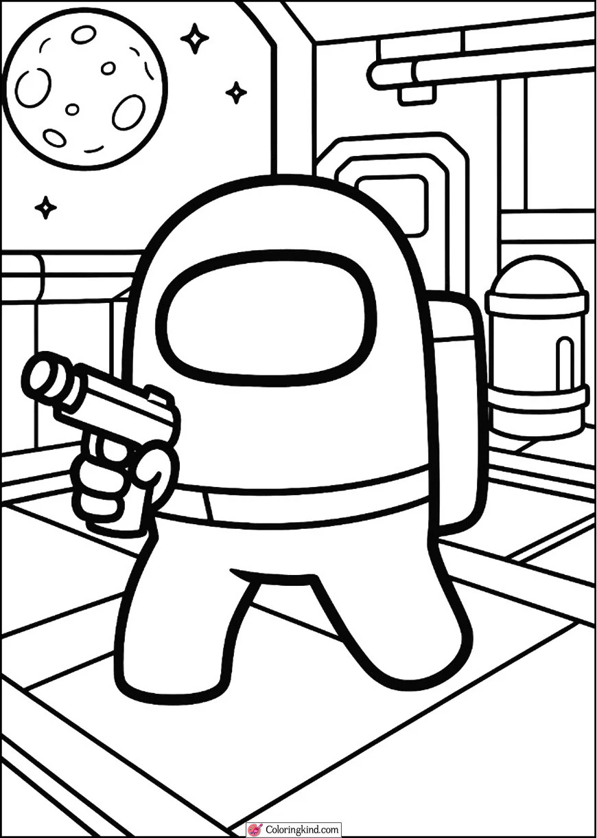 Crewmate Guarding Space Station