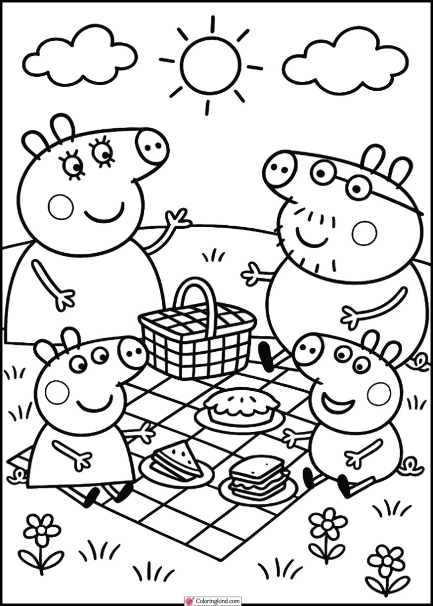 Peppa and Family Picnic