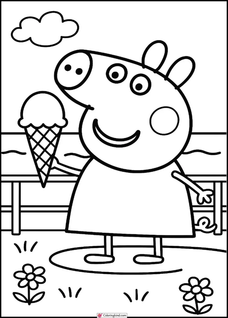 Peppa Pig Ice Cream Treat