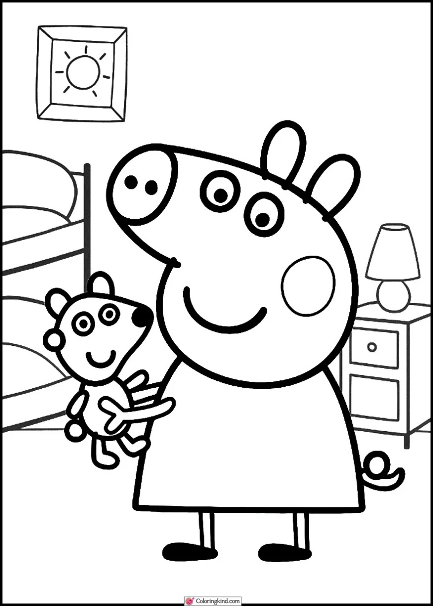 Peppa with Teddy