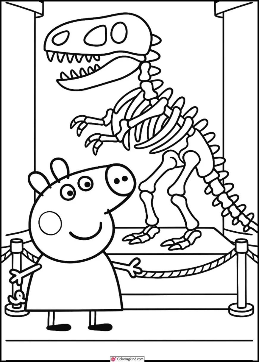 Peppa Pig at the Museum