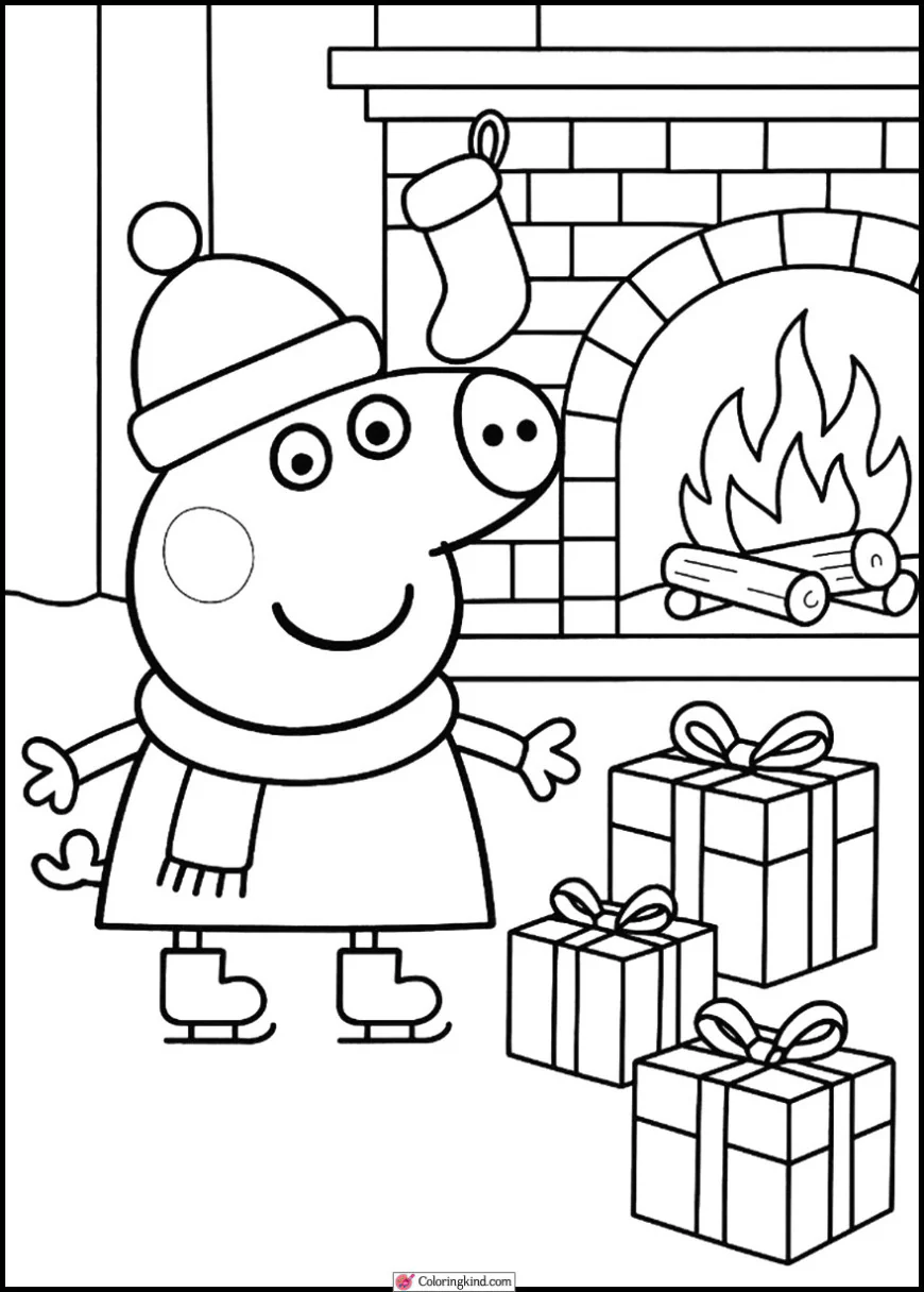 Peppa Pig with Christmas Gifts