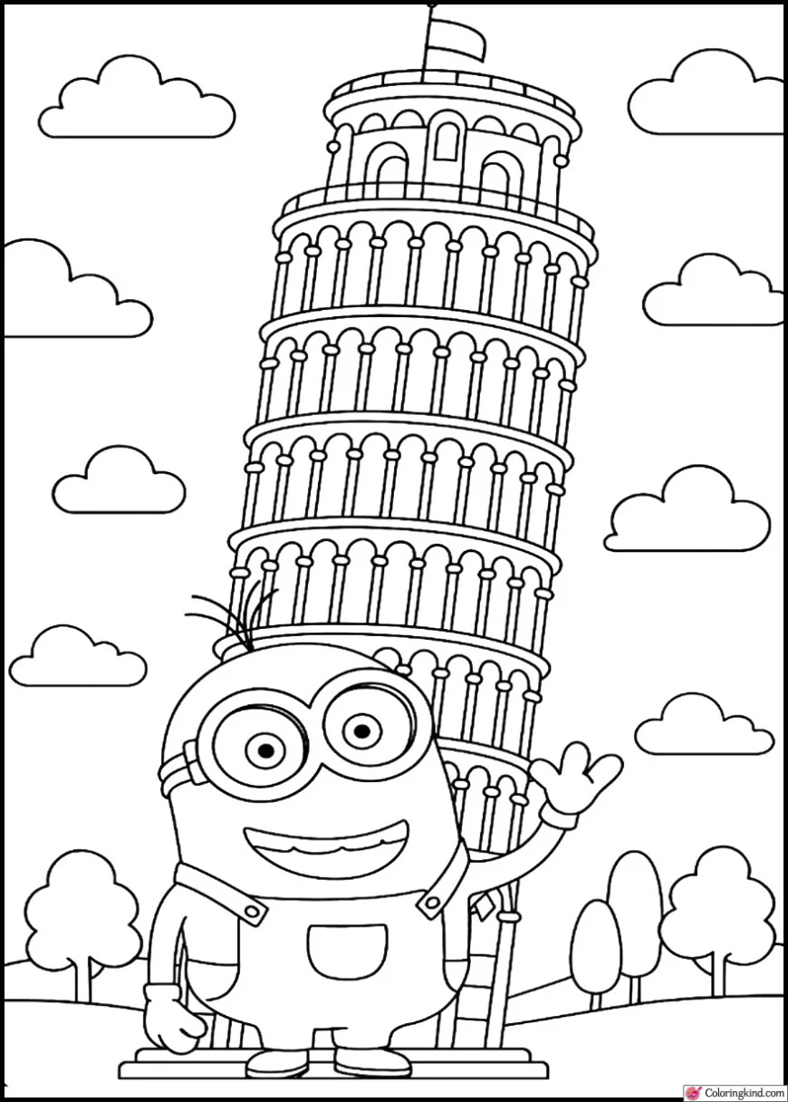 Phil Visiting the Leaning Tower of Pisa