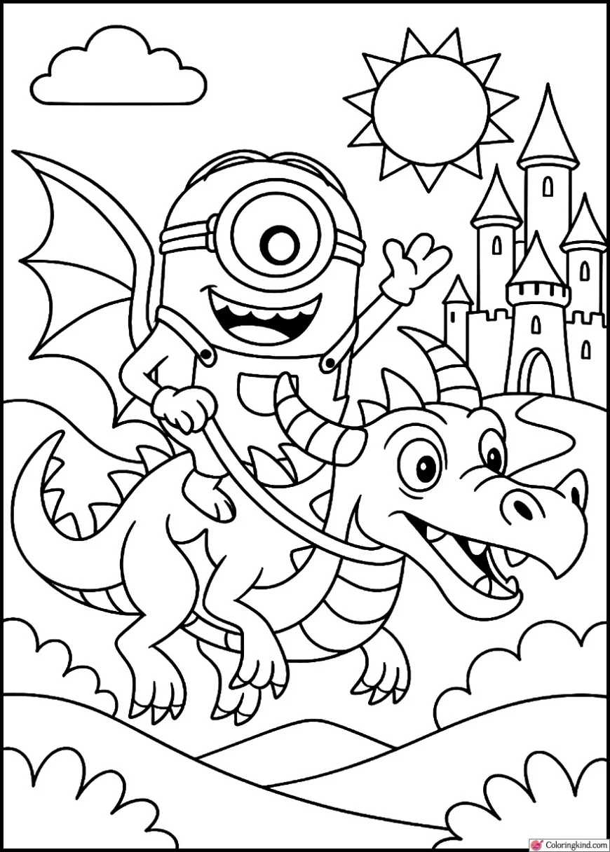 Stuart Riding a Dragon in a Fantasy Kingdom