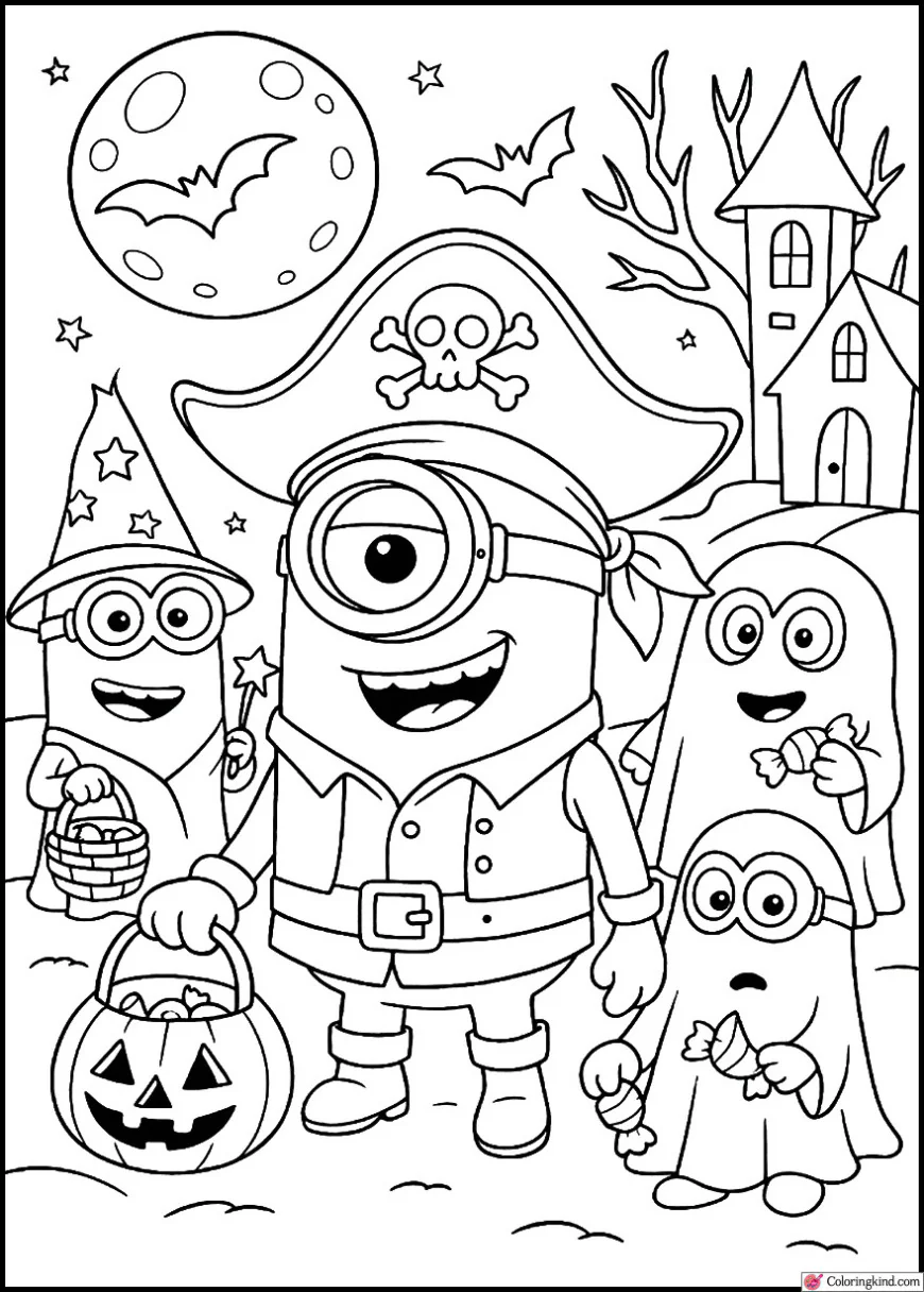 Kevin Trick-or-Treating on Halloween Night