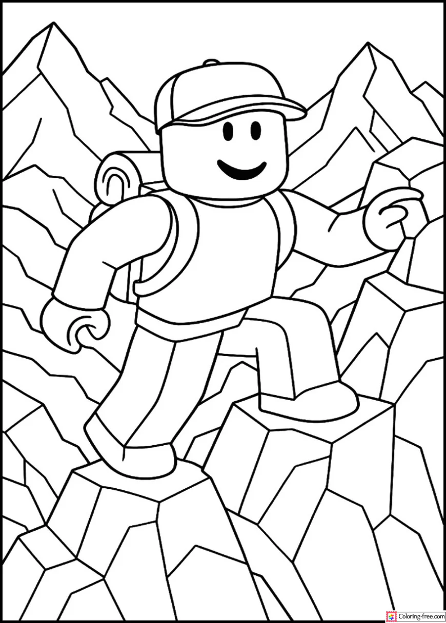 Roblox Character Climbing Blocky Mountains