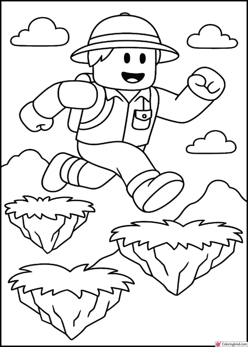 Roblox Explorer Jumping on Floating Islands