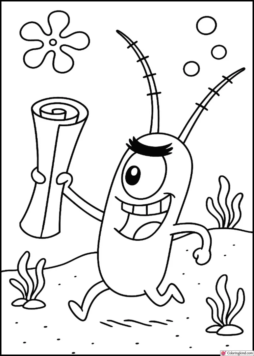 Plankton Stealing Krabby Patty Formula
