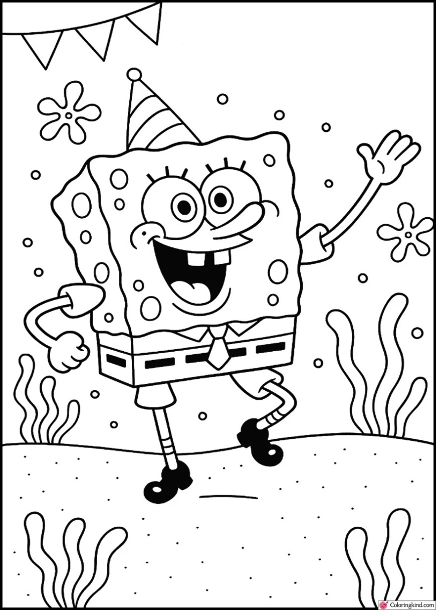 SpongeBob Dancing at Underwater Festival