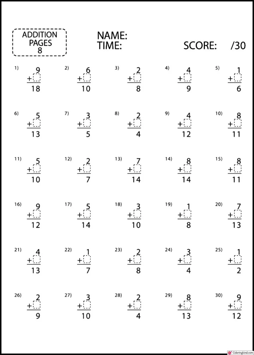 Addition Math Works 2