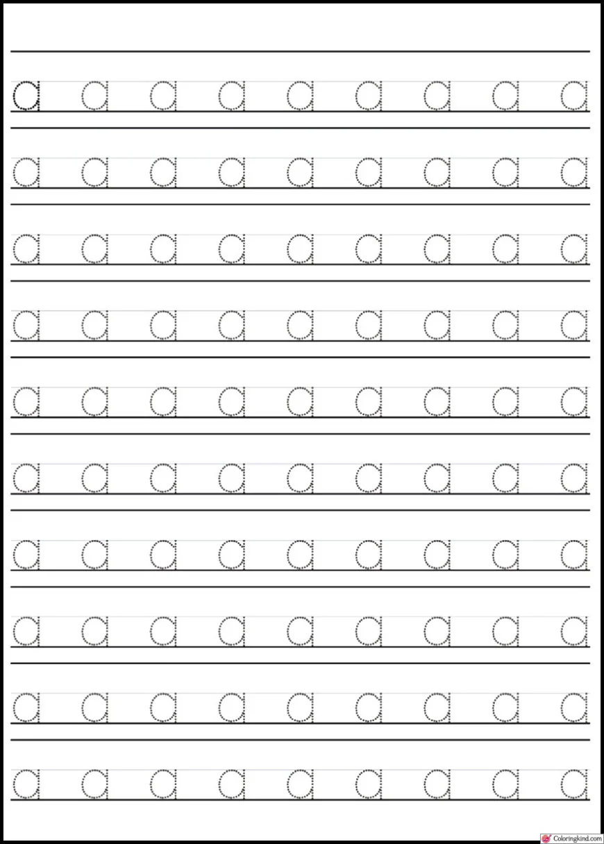 "A and B" - Alphabet Letter Tracing