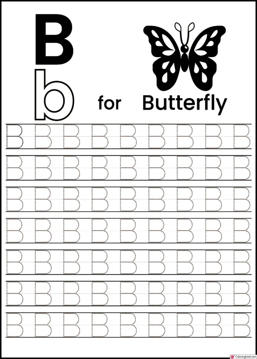 "A and B" - Alphabet Letter Tracing
