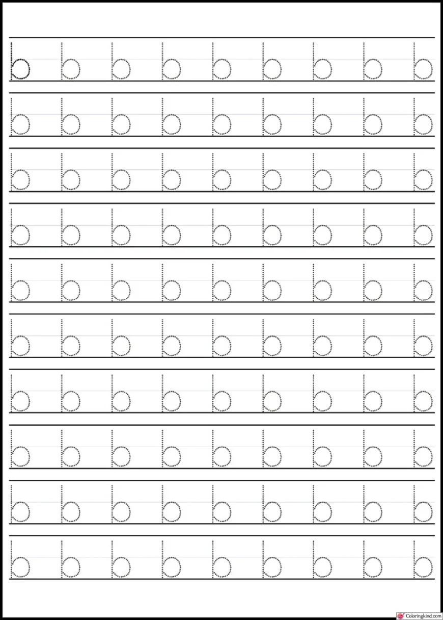 "A and B" - Alphabet Letter Tracing