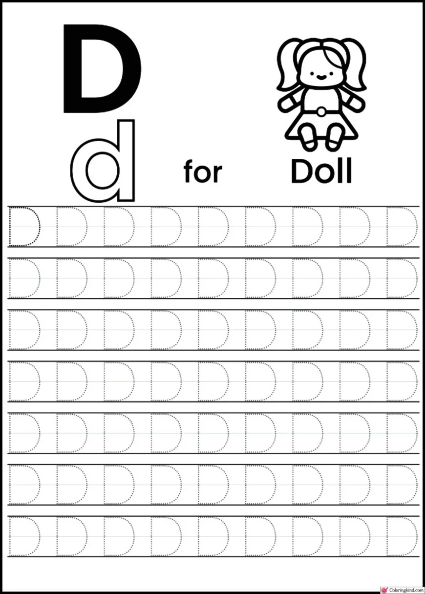 "C and D" - Alphabet Letter Tracing