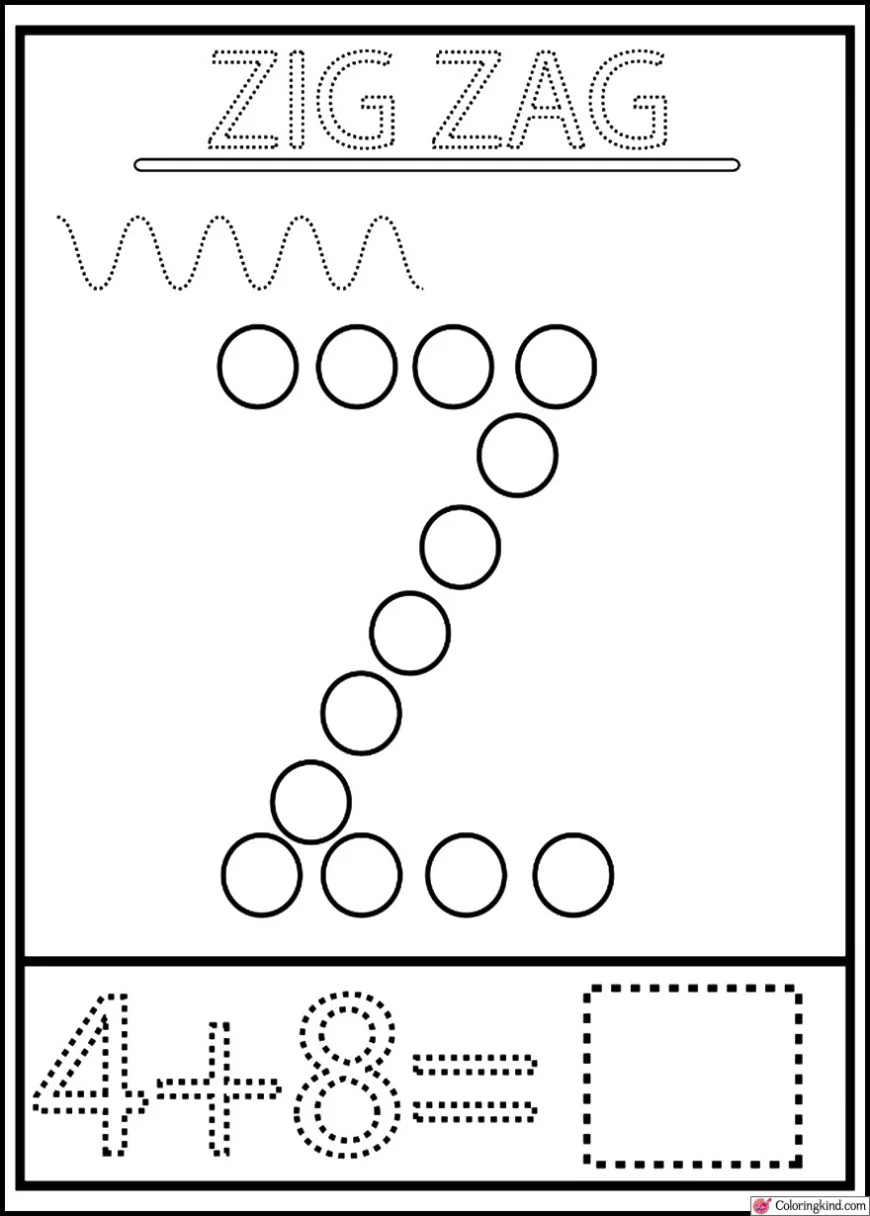 Dot Letter Number Worksheets(U,V,W,X,Y,Z)