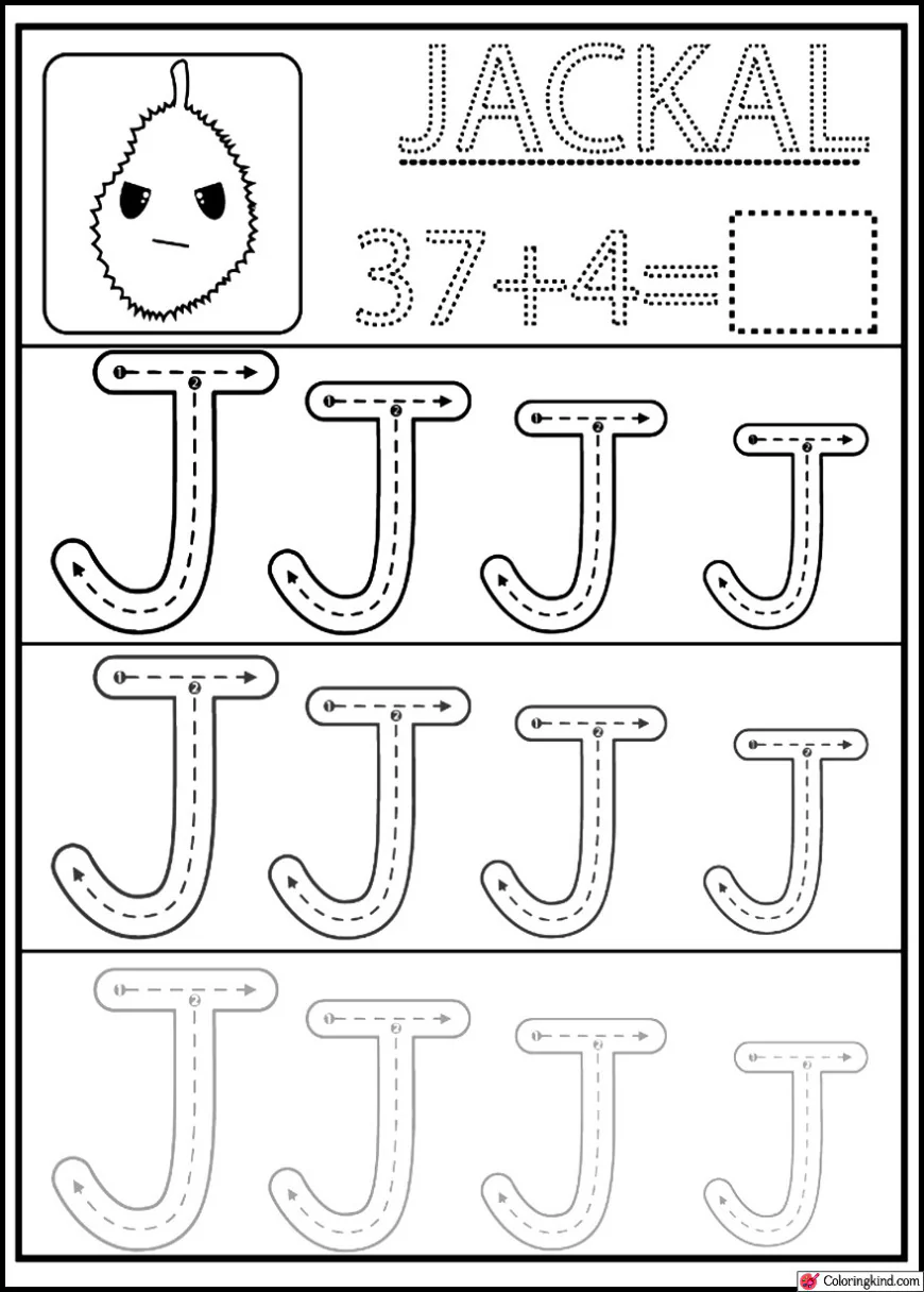 Letter Tracing List One