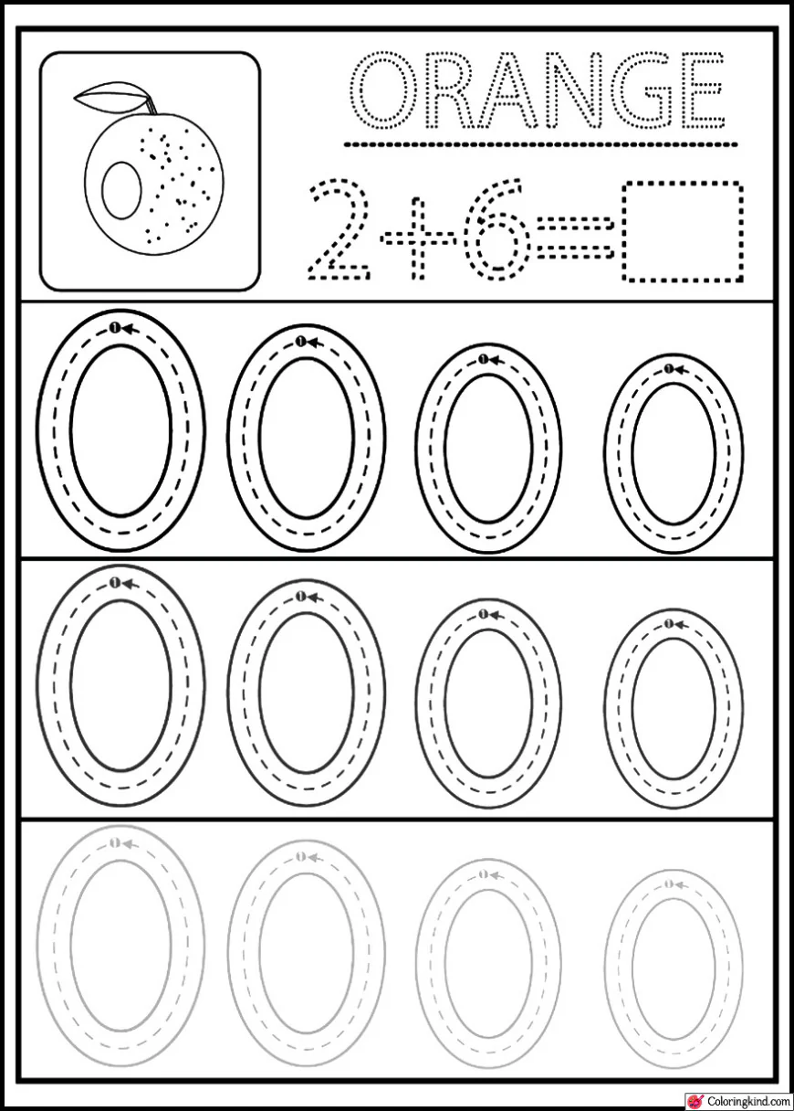 Letter Tracing List Two