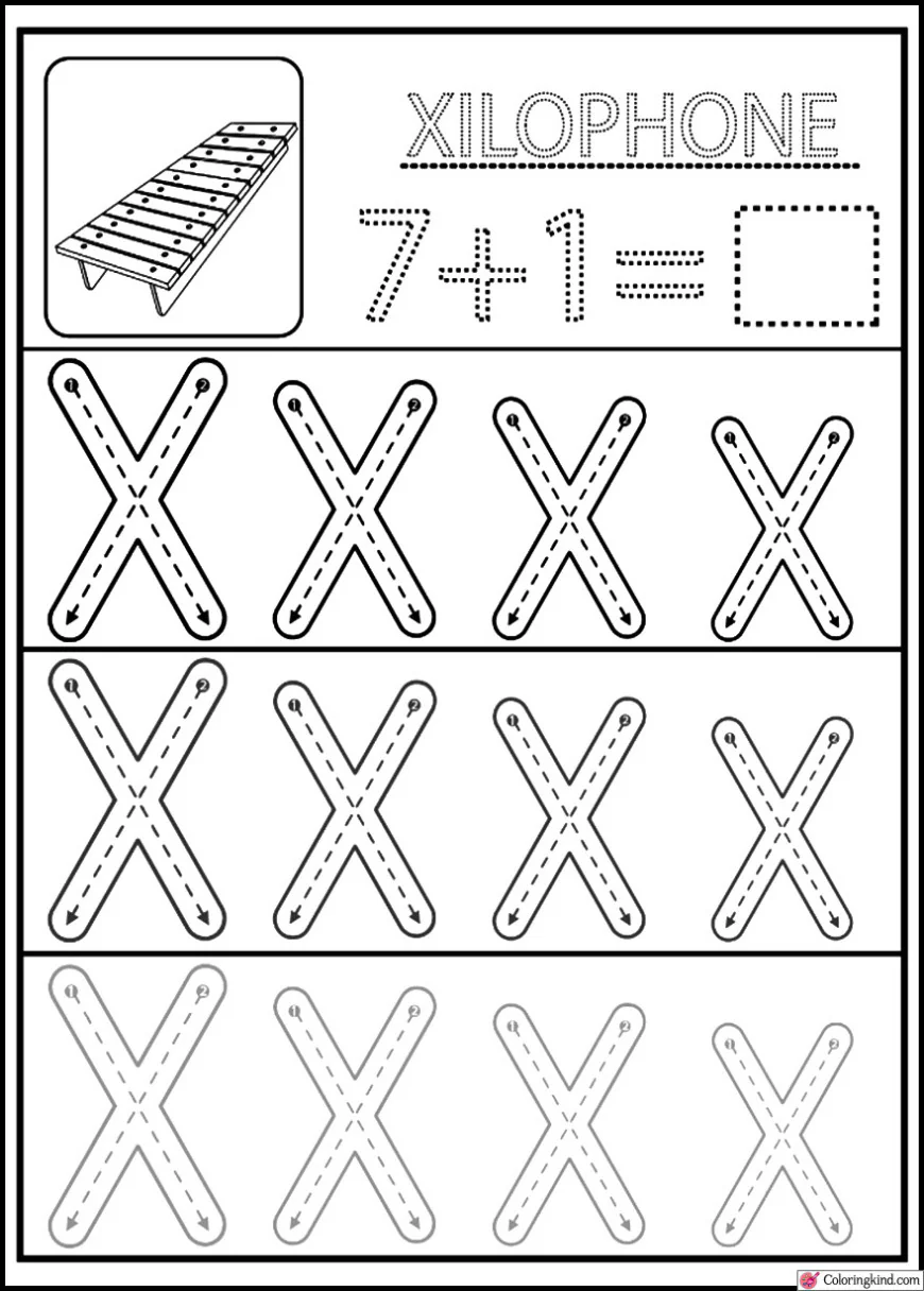 Letter Tracing List Three