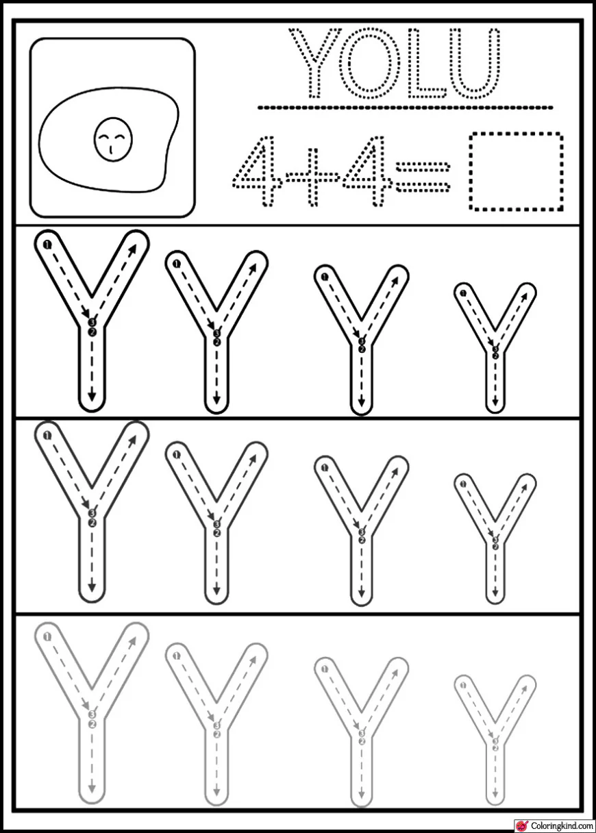 Letter Tracing List Three