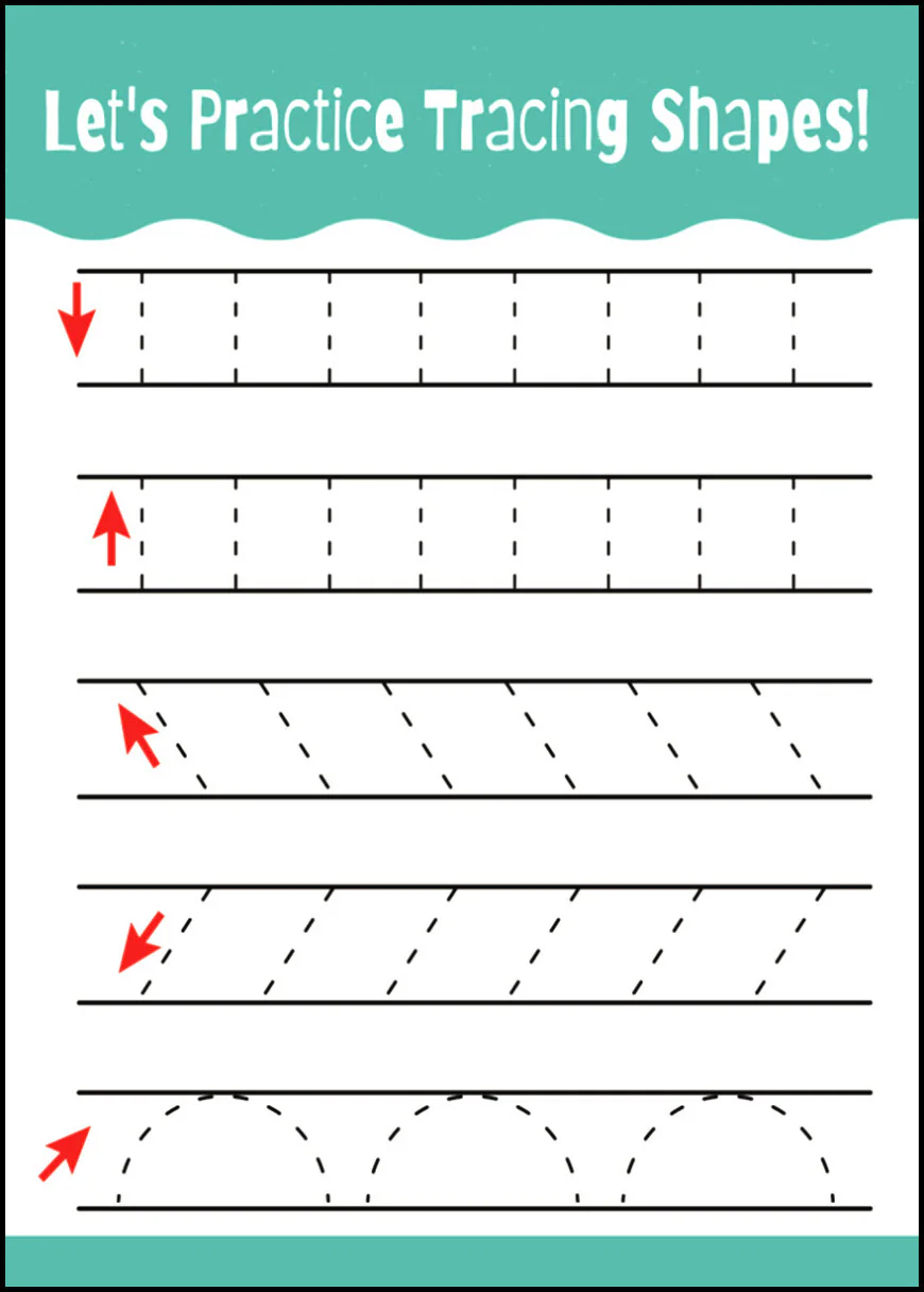 Pencil Control Tracing One