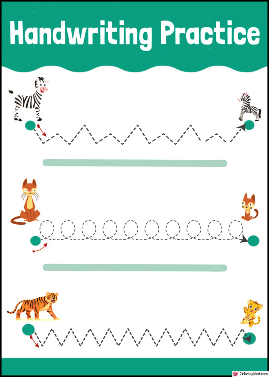 Pencil Control Tracing One