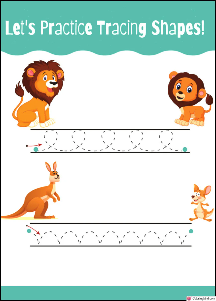 Pencil Control Tracing One