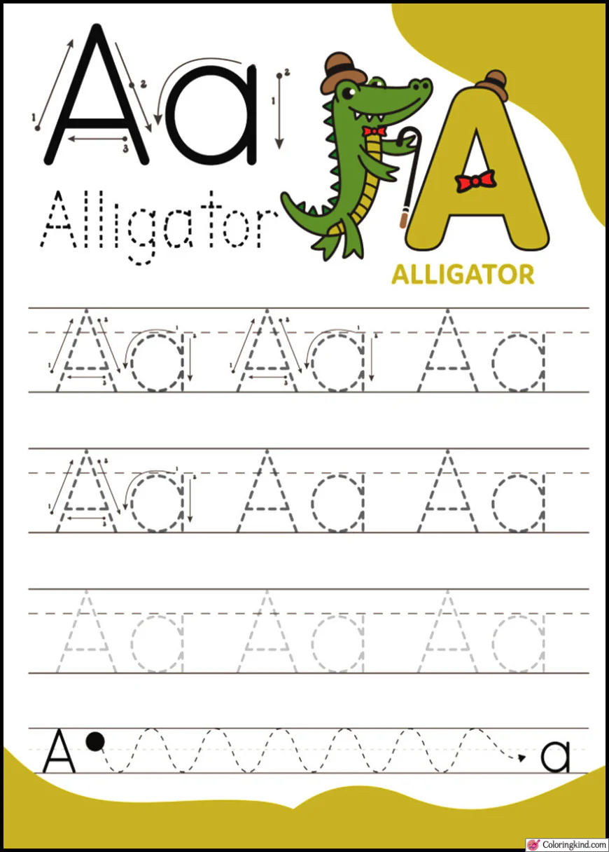 Pencil Control Tracing One