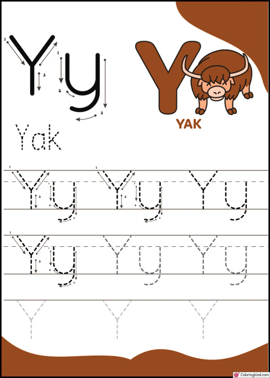 Pencil Control Tracing Four