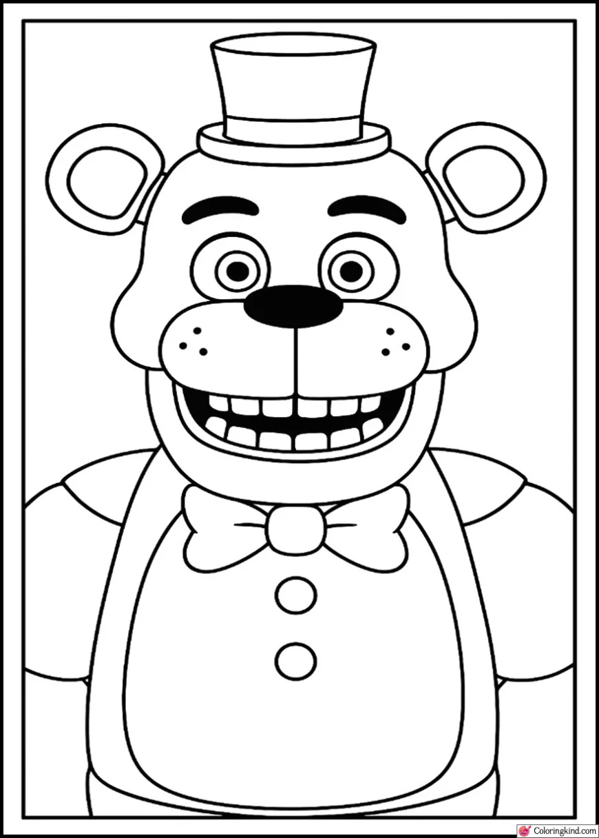 Freddy Fazbear Smiling Portrait