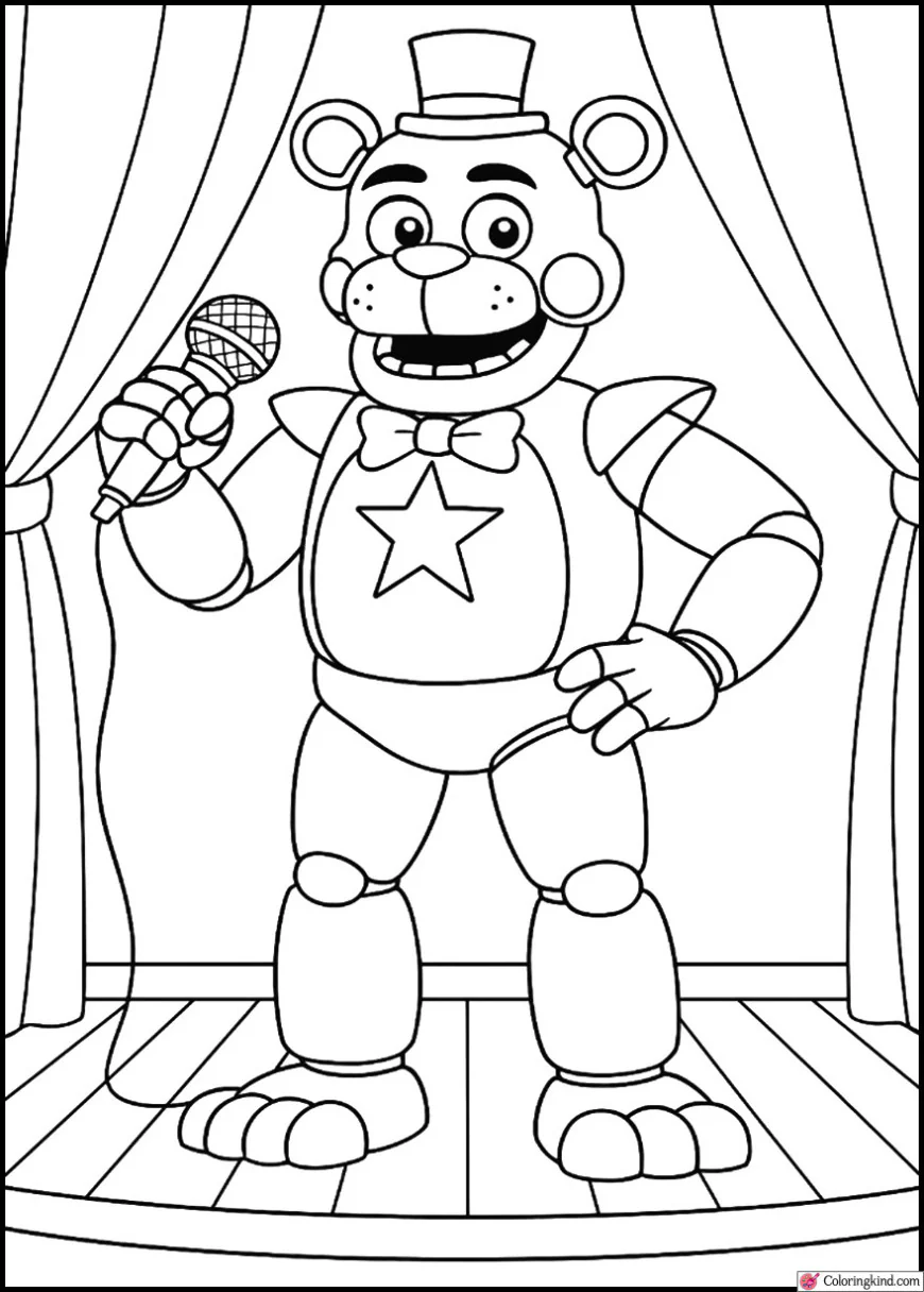 Rockstar Freddy on Stage