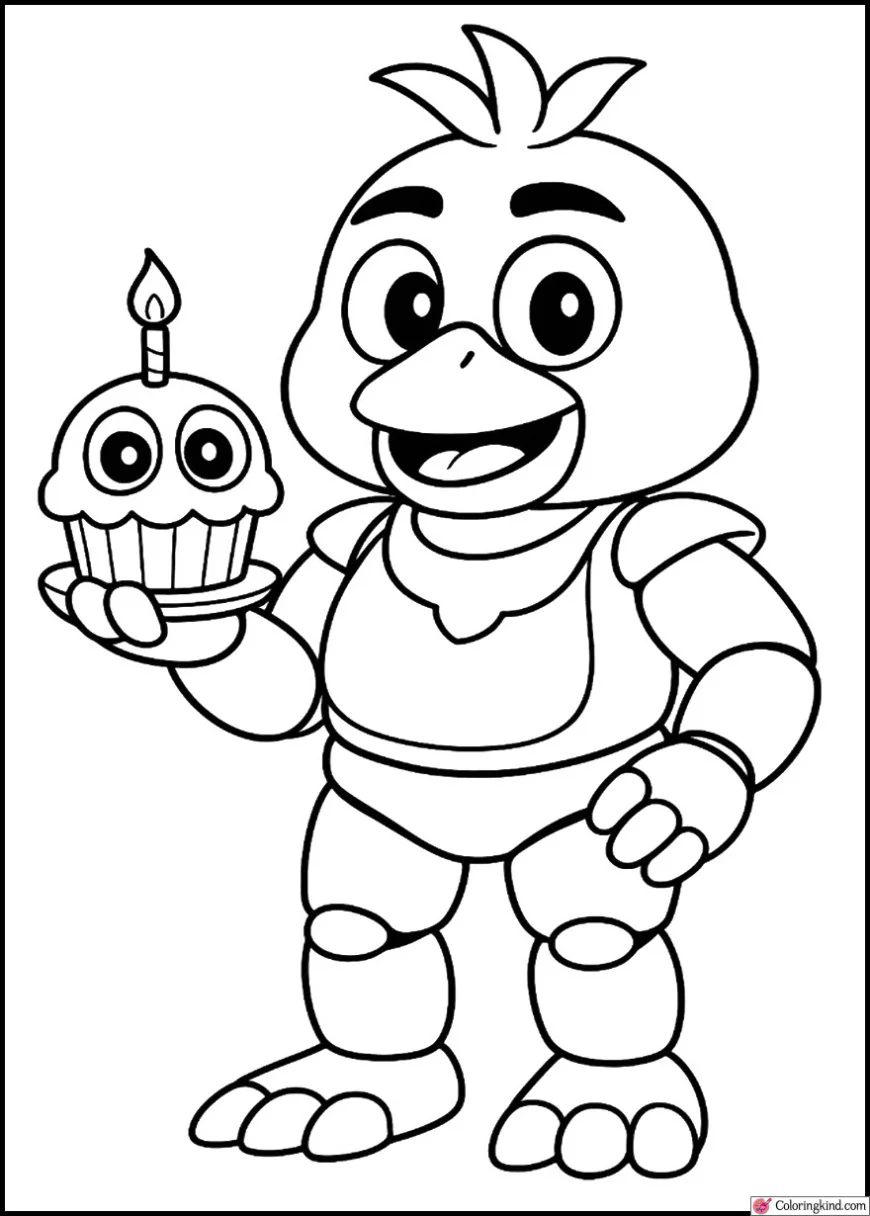 Chica with Cupcake