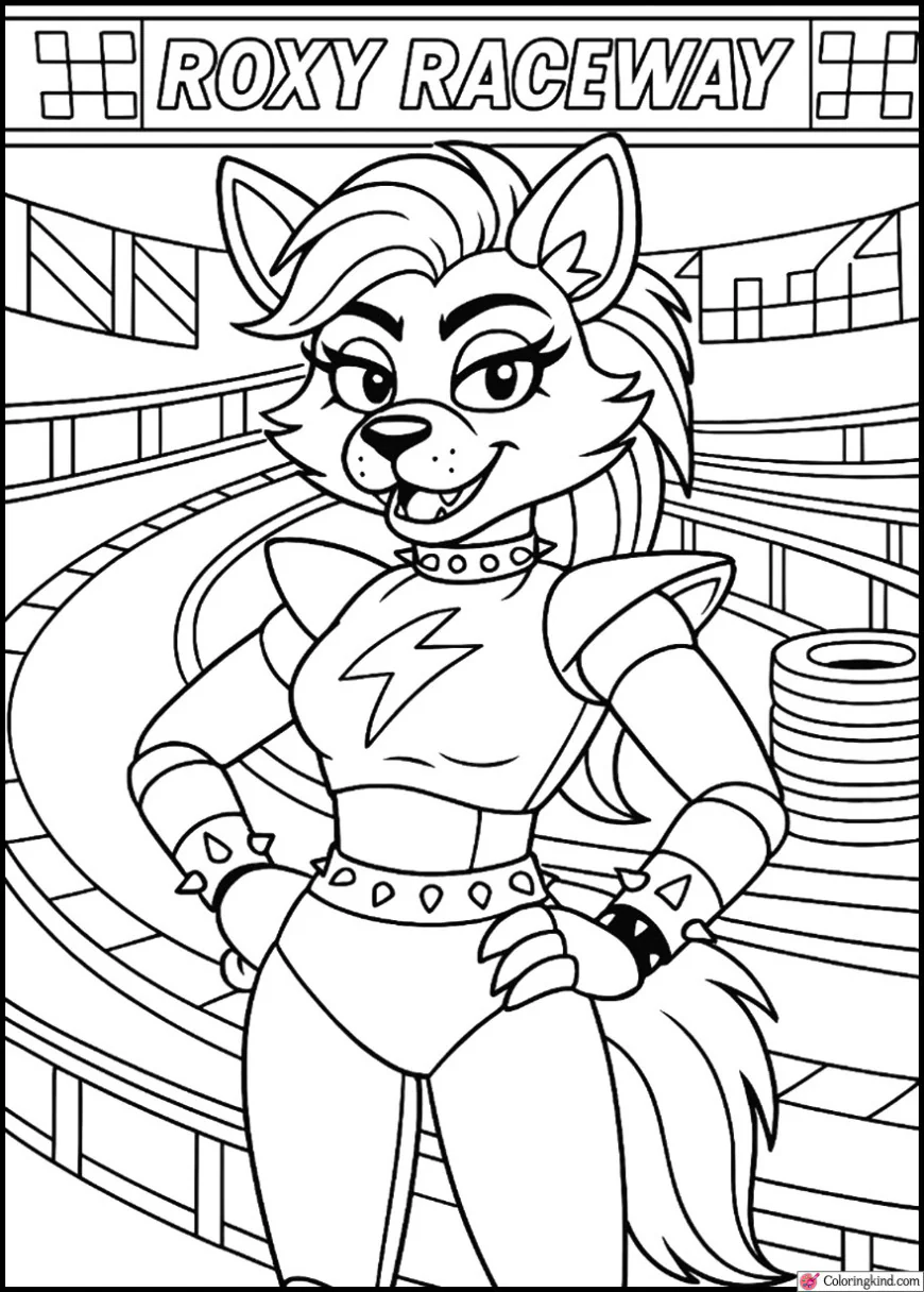 Roxanne Wolf in Roxy Raceway