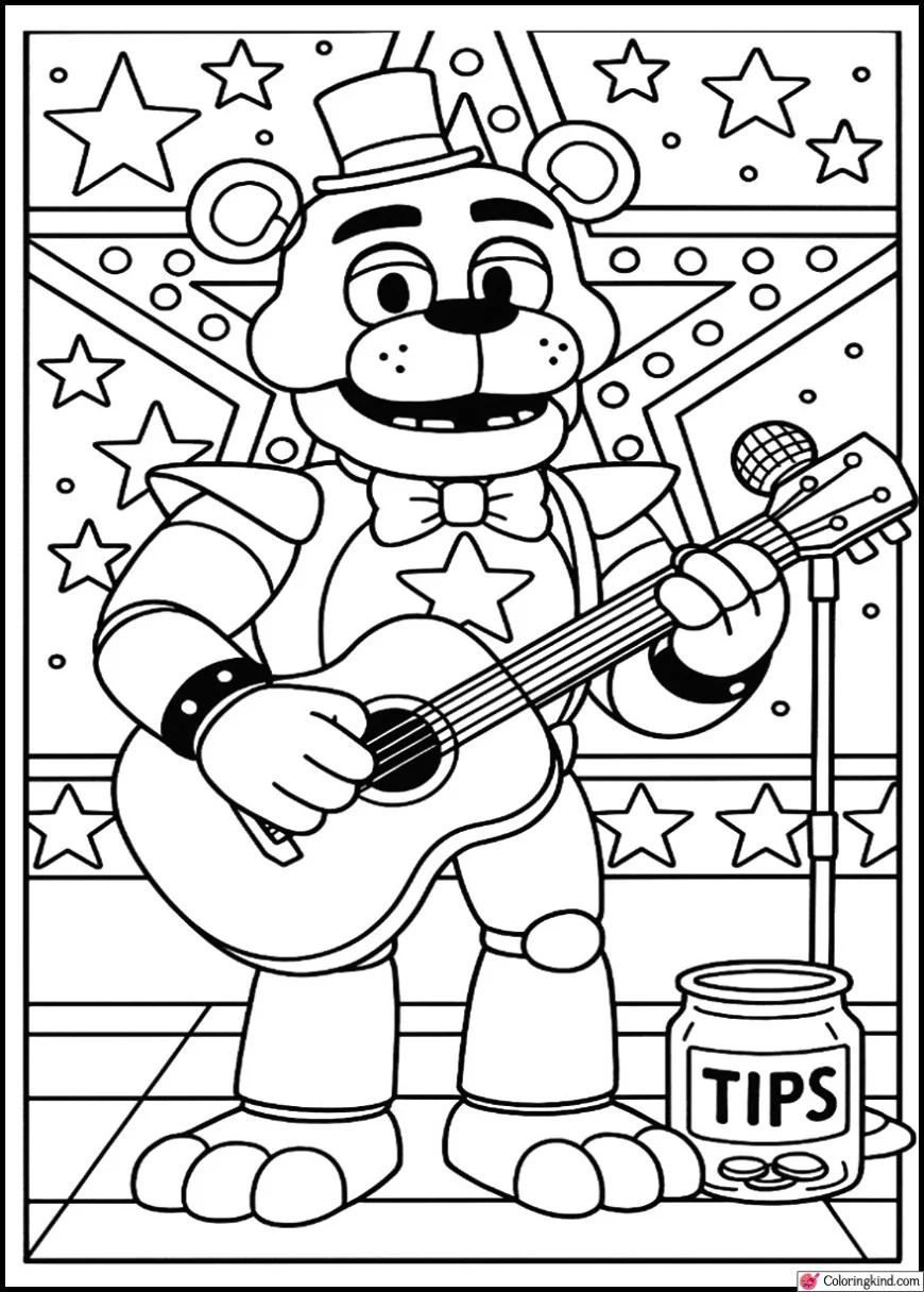 Rockstar Freddy Busking