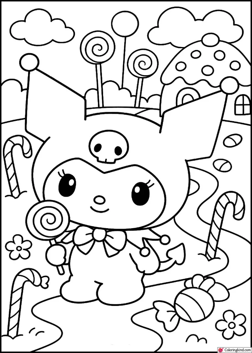 Kuromi in a Candyland Adventure