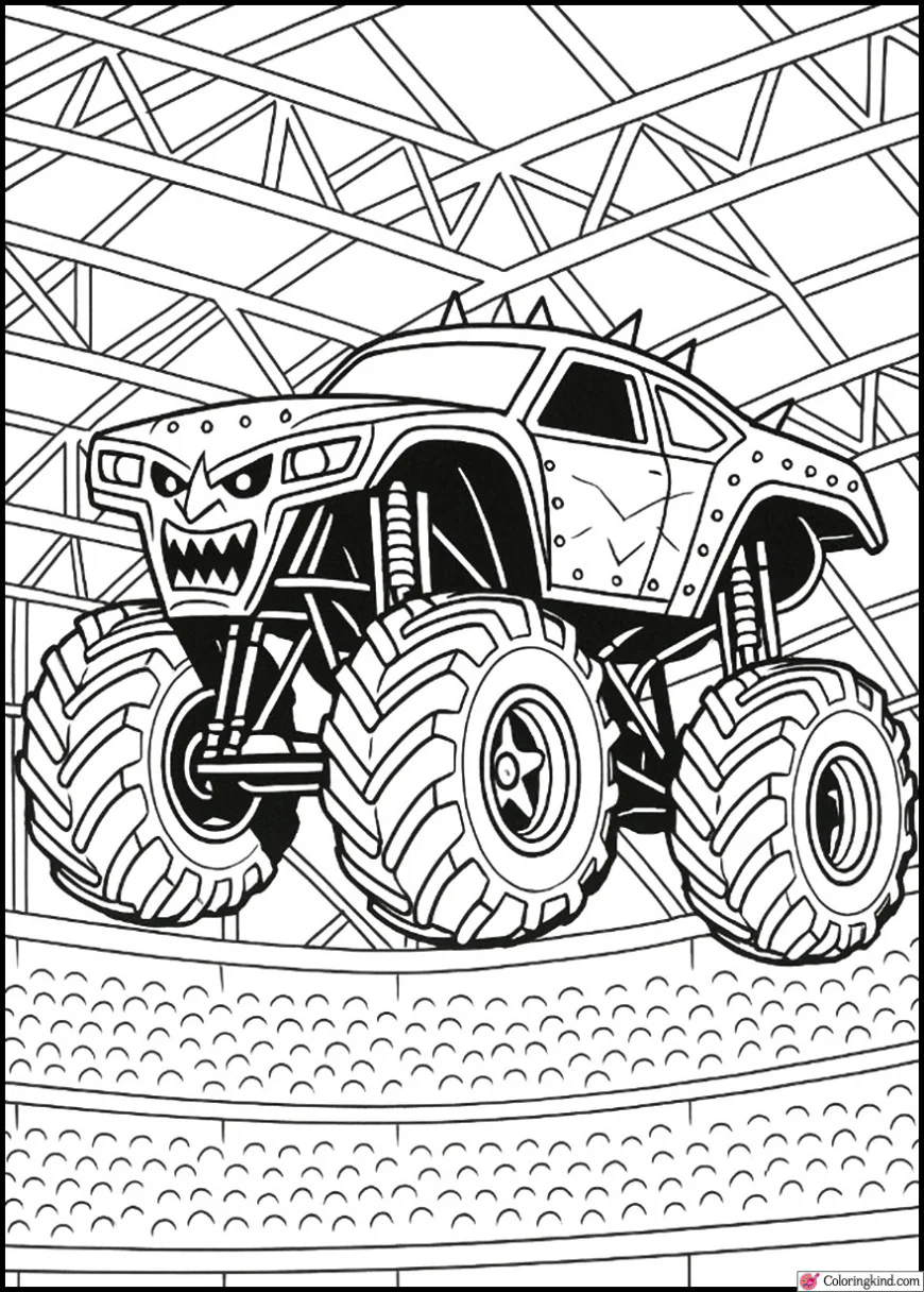 Max-D Soaring Above a Crowd in a Metal Arena