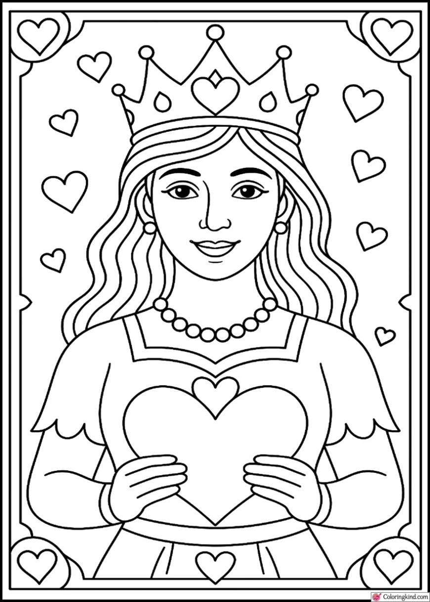 Mom Crowned as “Queen of Hearts”