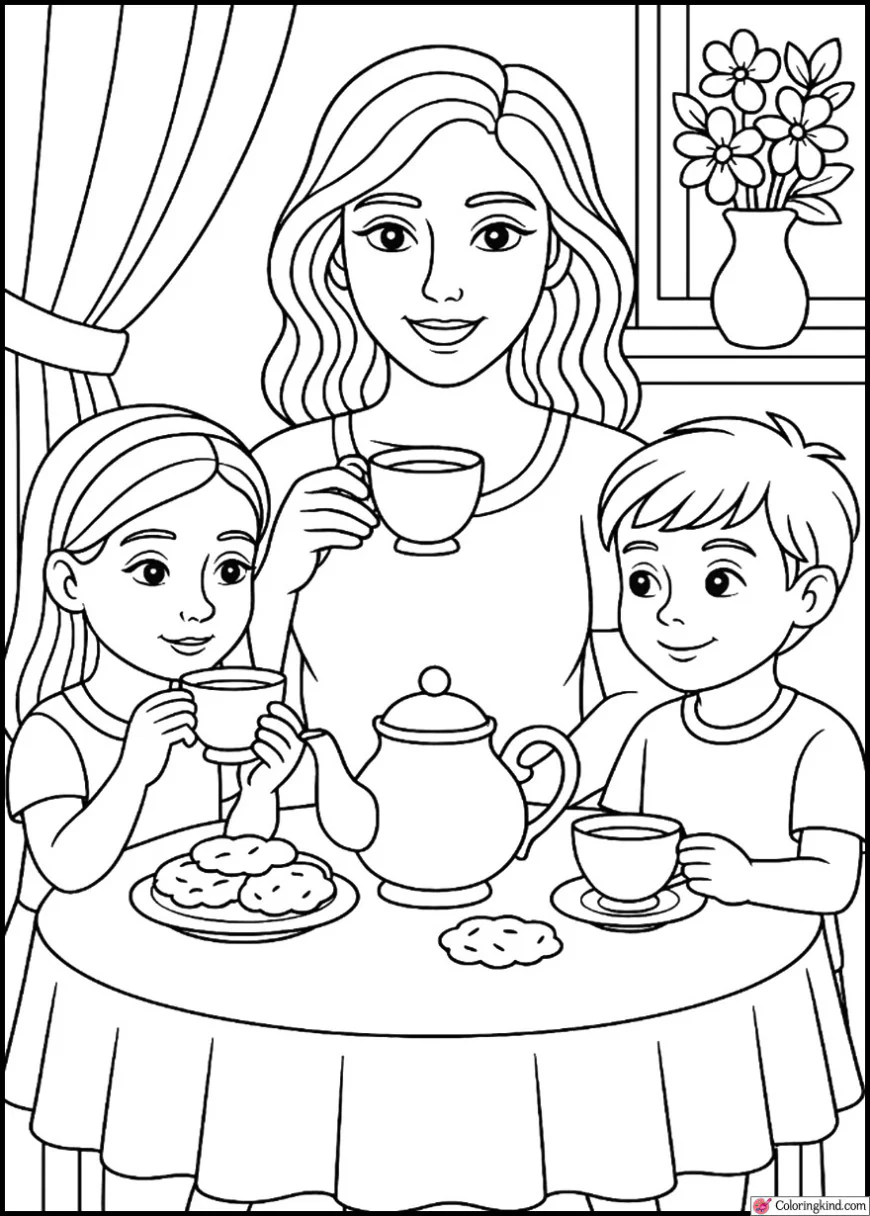 Mother’s Day Tea Party with Kids