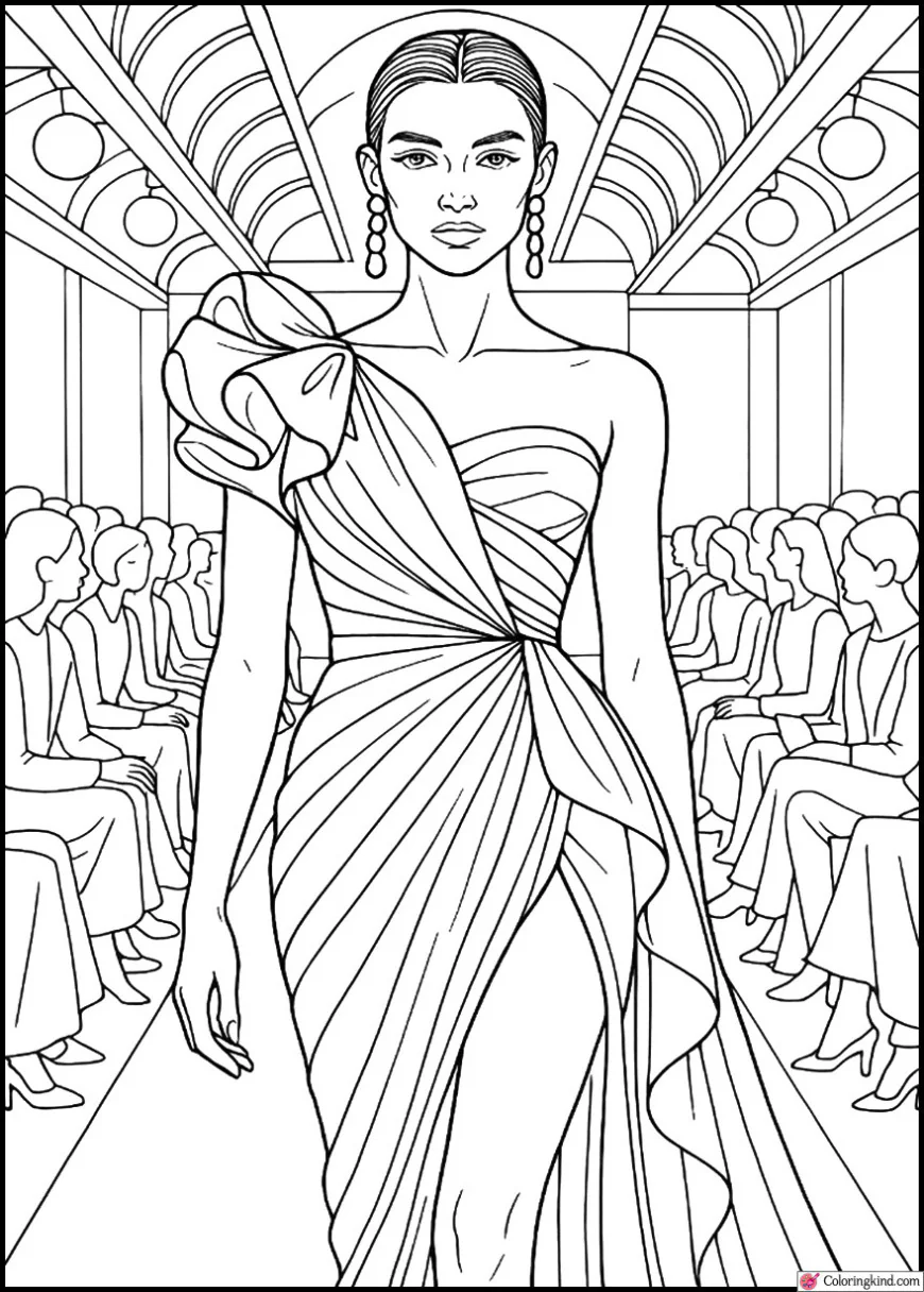 Paris Fashion Week Runway Glamour