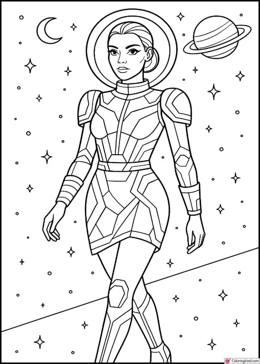 Space Futuristic Fashion Show