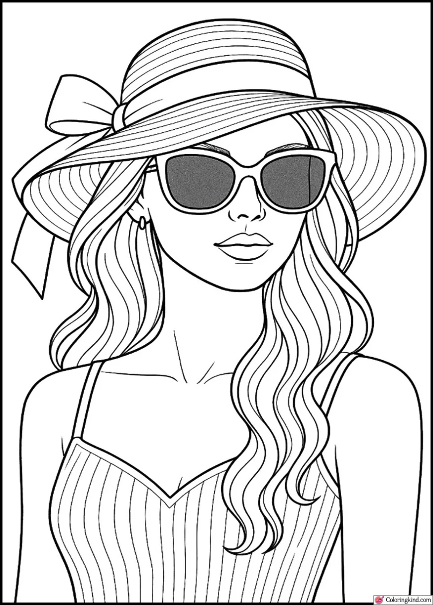 Sunglasses & Summer Hat Style