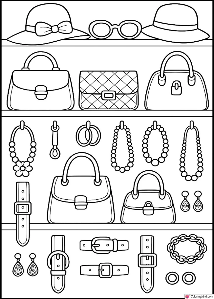 Accessory Wall in Dressing Room