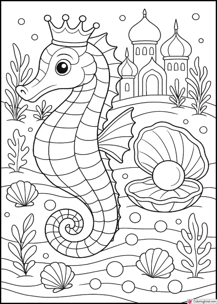 Enchanted Seahorse in Pearl Kingdom
