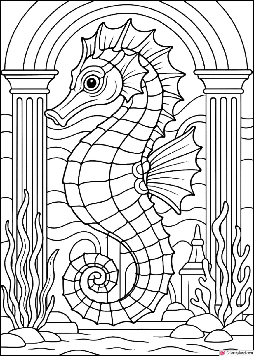 Seahorse Guardian of the Sea Gate