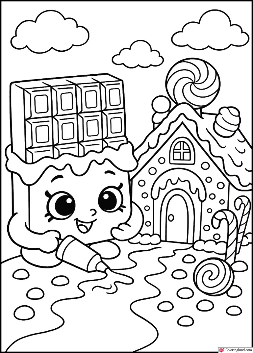 Cheeky Chocolate Building a Candy House