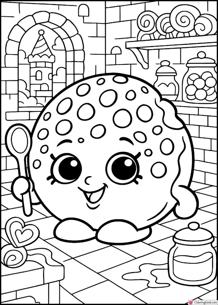 Kooky Cookie in a Candy Castle Kitchen