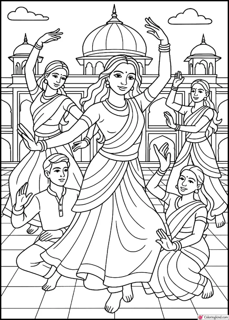 Bollywood Dance Group Performing
