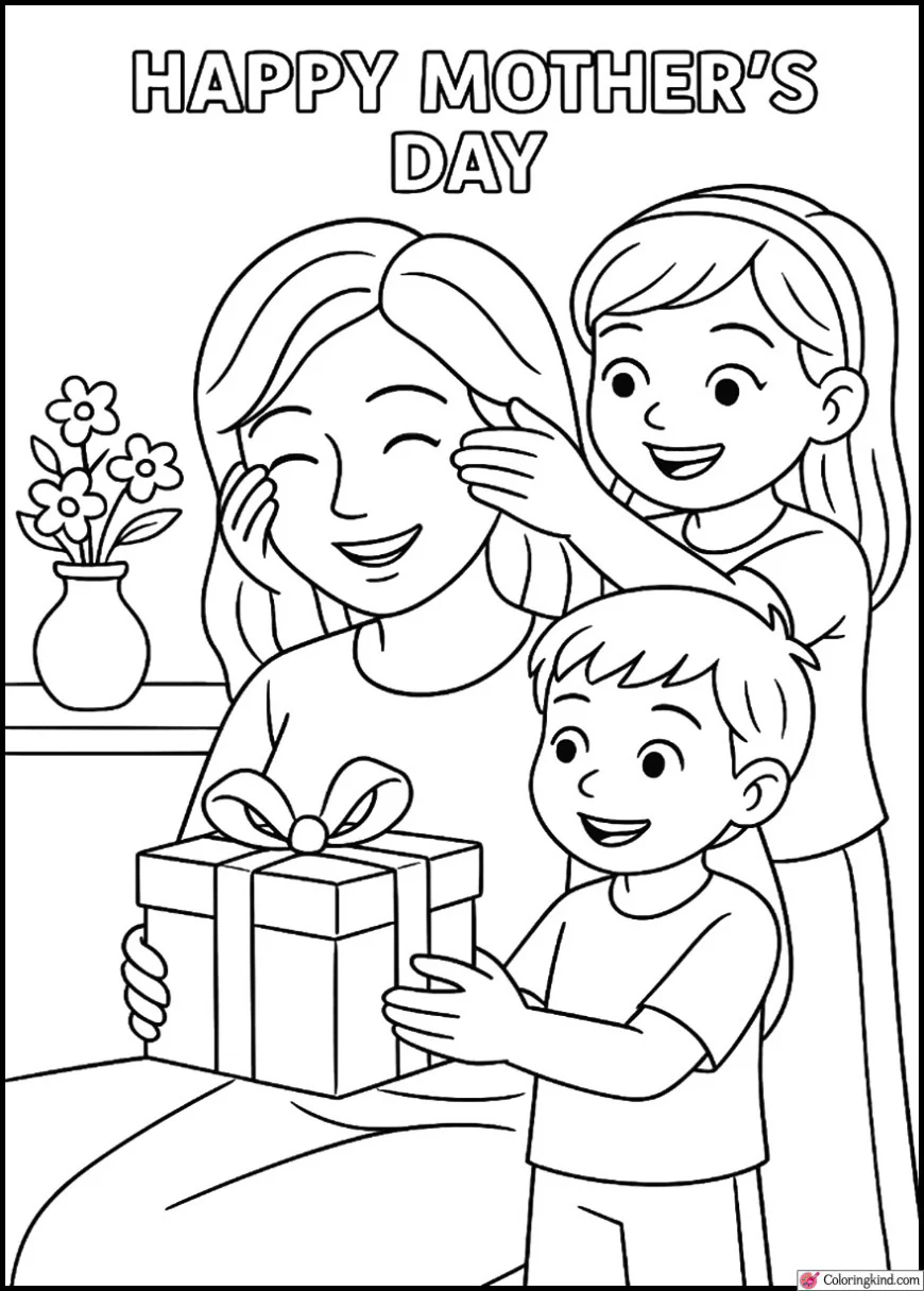 Mother’s Day Surprise Gift from Children