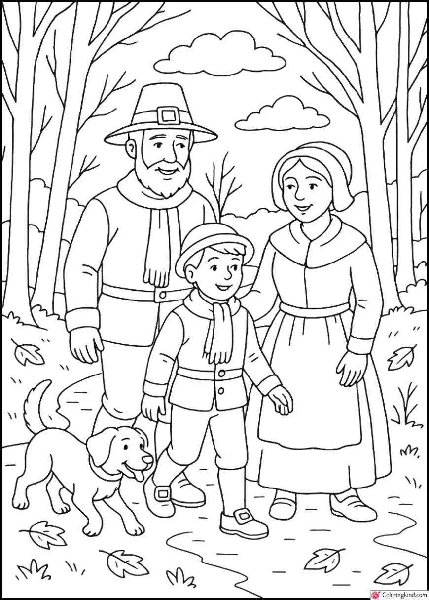 Thanksgiving Morning Walk in the Woods